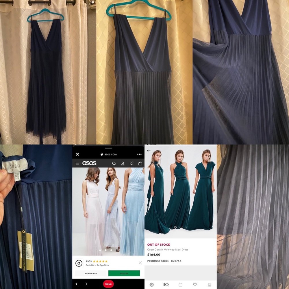 Coast Corwin Wear Multi-way Plus Size bridesmaid Maxi Dress